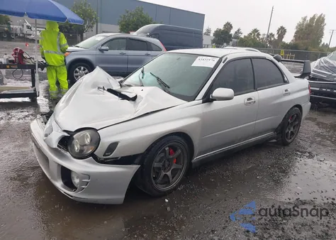 2002 Subaru Impreza Wrx from USA, damaged, VIN JF1GD29672G502820